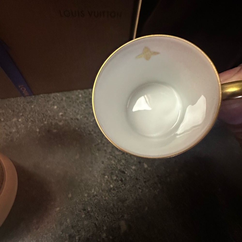 Louis Vuitton Porcelain Espresso Cup (rare) - Picture 4 of 5